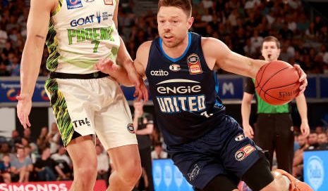 Matthew Dellavedova of Melbourne United averages 6.2 assists/game after NBL 24 Round 18.